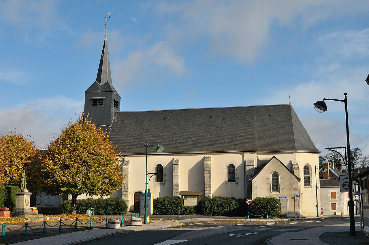 Poilly-lez-Gien (45500), Loiret, la boucherie Le Bœuf Tricolore de Poilly-lez-Gien